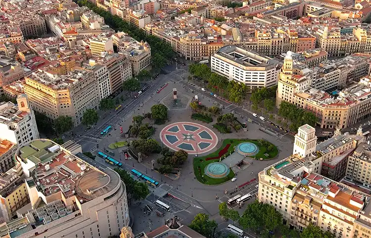 La Placa de Catalunya